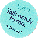Tal Nerdy To Me Sticker - Beacon IT