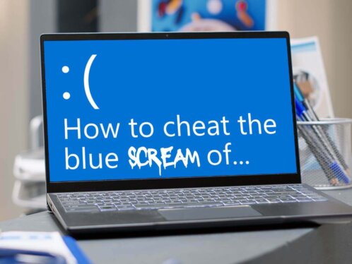 How to cheat the blue screen of death